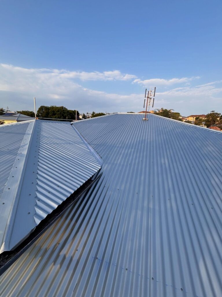 New metal re-roof completed by Young Gunns Roofing in Gympie, Queensland