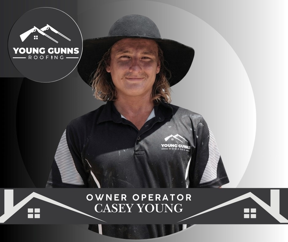 Casey Young, owner operator of Young Gunns Roofing